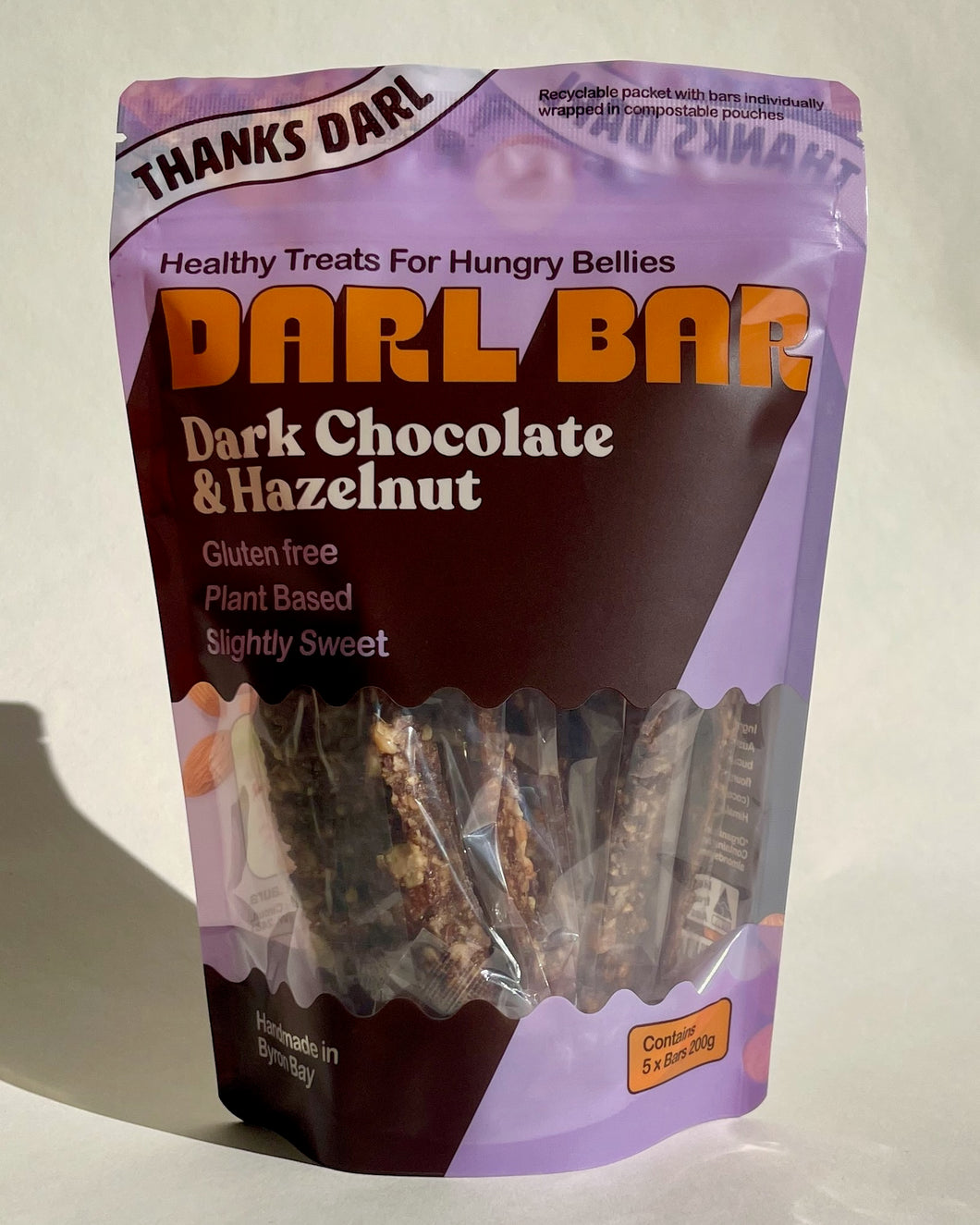 Darl Bars - Hazelnut & Dark Chocolate