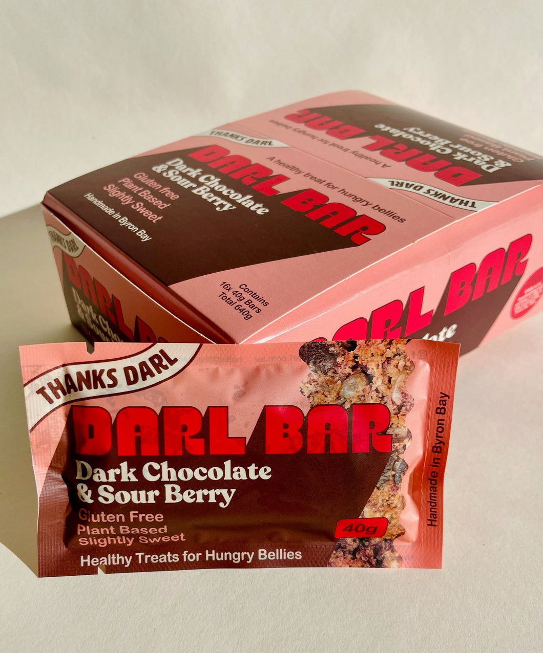 Darl Bar 40g - Dark Chocolate & Sour Berry