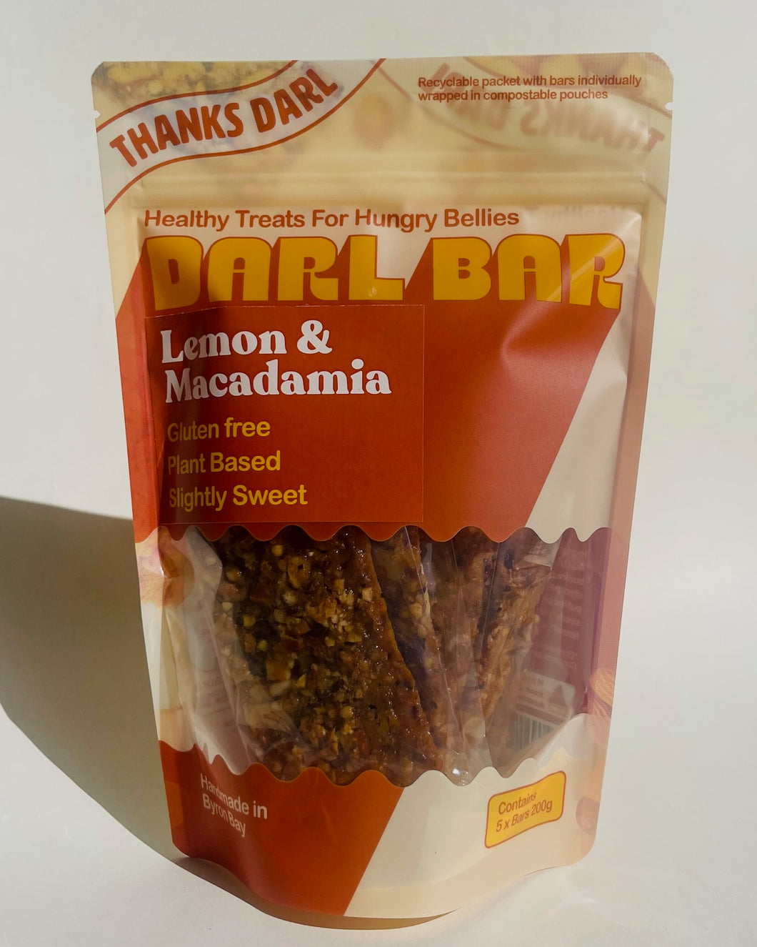 Darl Bars - Lemon & Macadamia